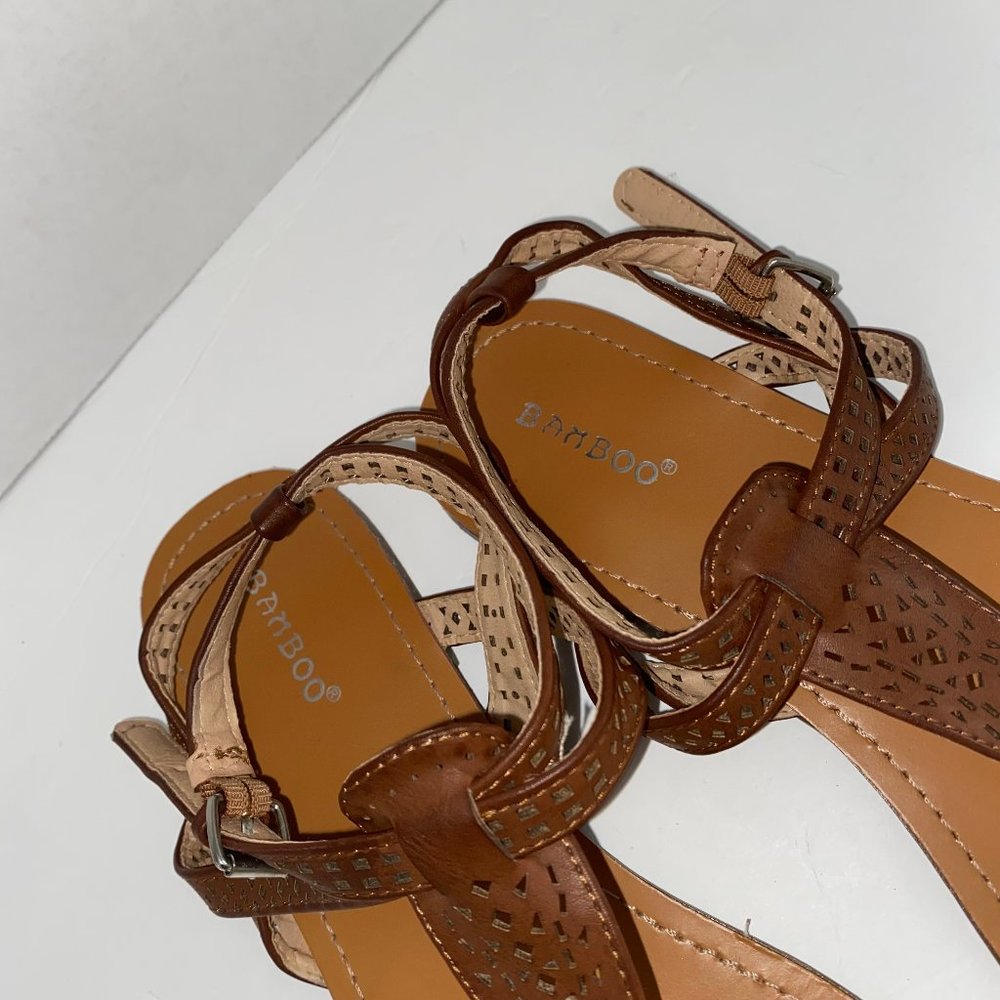 🌸BAMBOO Brown Sandals‎ - Picture 4 of 5